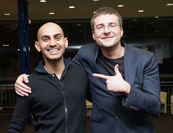 Martynas Šaikus su Neil Patel