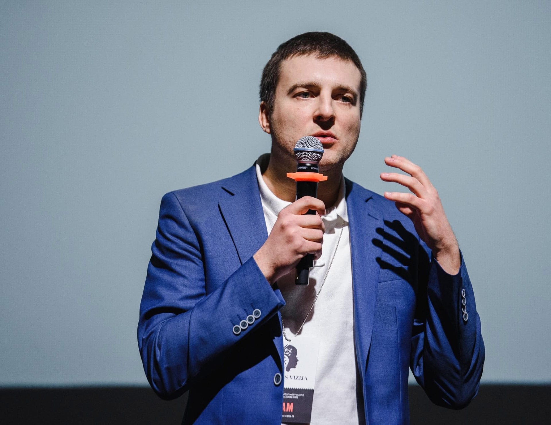 Martynas Šaikus veda vebinarą